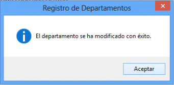 Actualizacion de Departamentos