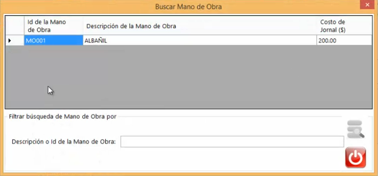 Buscar Mano de Obra