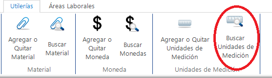 Buscar Unidades de Medici&oacute;n