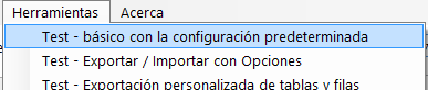 test basico