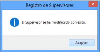 Actualizacion de Supervisores